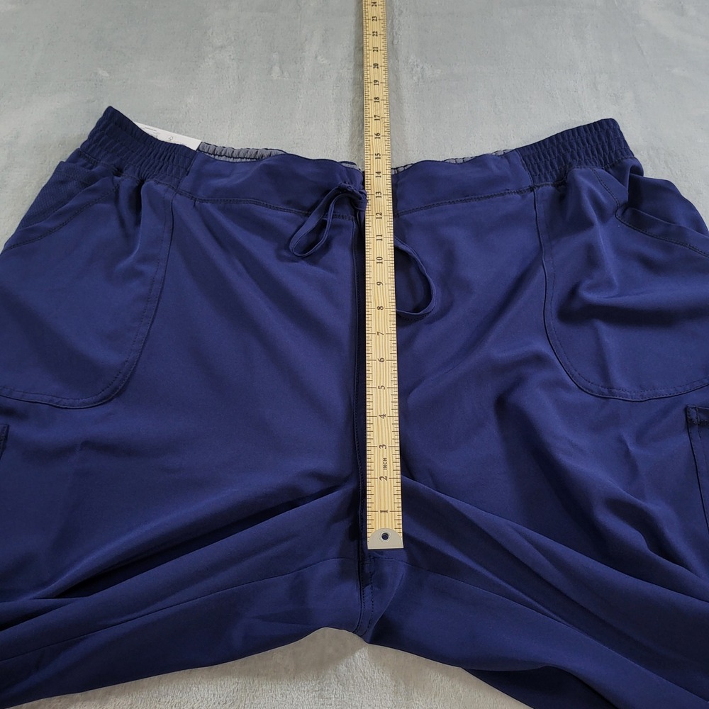 Scrubstar Premium Performance Navy Blue Scrub Pants 3XL Straight Leg WM04B121A - Picture 8 of 11